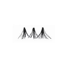 PROVOC Flare Lashes Short Ultra Black Knotless 32