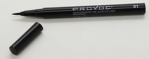 PROVOC Nib Liquid Eye Liner Black WP 01 Little Black Dress